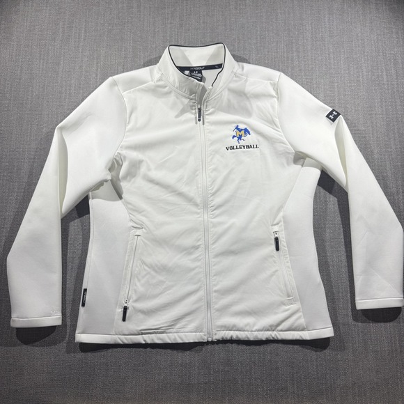 Under Armour Jackets & Blazers - McNeese State Cowboys Jacket Womens XL White NCAA Volleyball Under Armour Storm